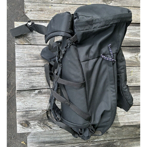 Vintage Jansport Hiking Backpack with Detachable Day Pack No Frame Black - Picture 4 of 11